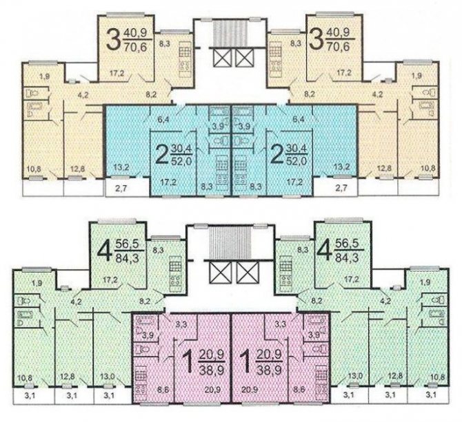 ( 35 фото) Схемы и фото планировки квартир п 55 серии с размерами удачные решения