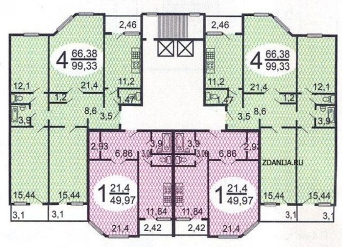 ( 35 фото) Схемы и фото планировки квартир п 55 серии с размерами удачные решения