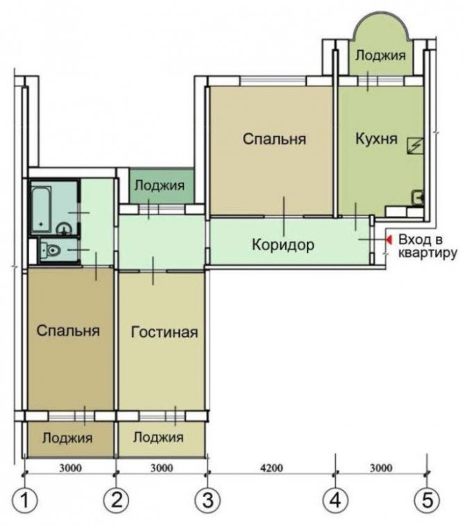 ( 35 фото) Схемы и фото планировки квартир п 55 серии с размерами удачные решения