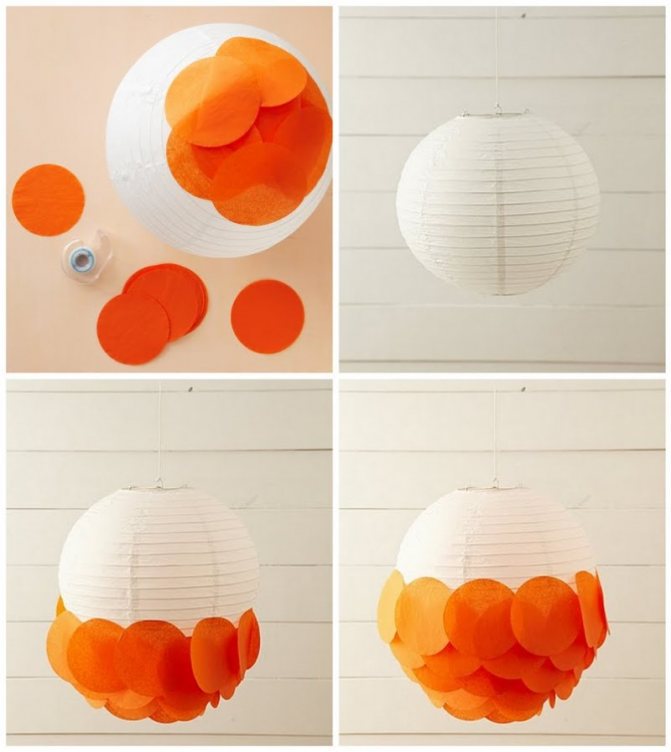 Абажур из бумаги - варианты и идеи