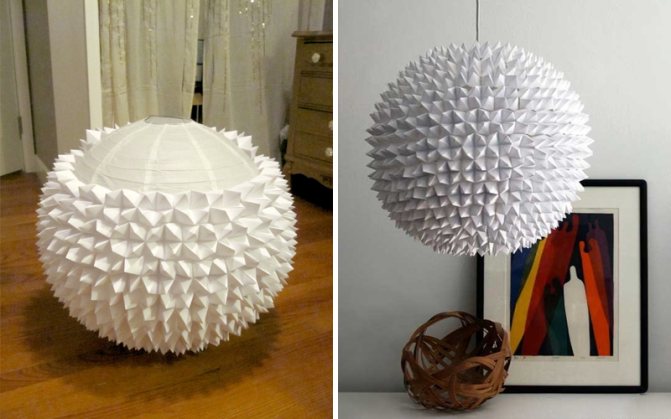 Абажур из бумаги - варианты и идеи