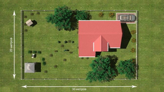 как измерить сотку земли