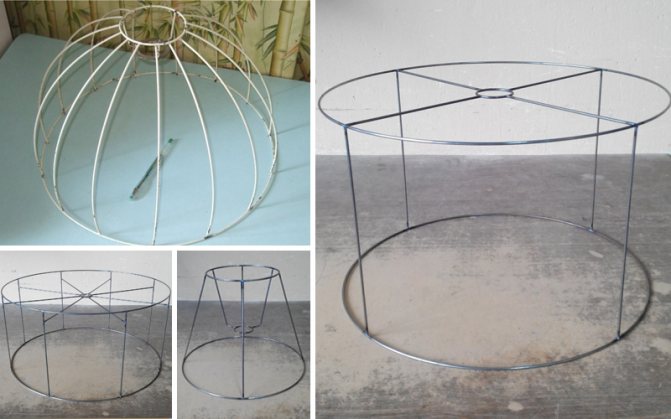 Как сделать каркас для абажура