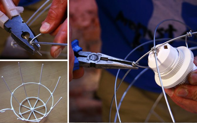 Как сделать каркас для абажура