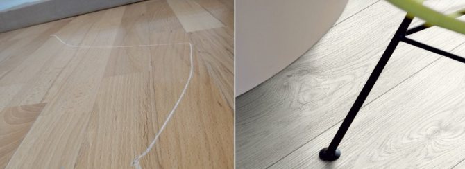 Как защитить ламинат от царапин