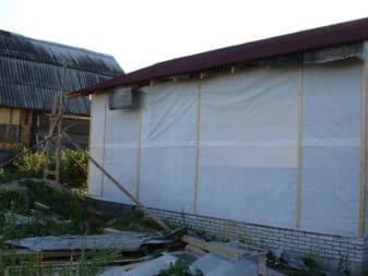 Какой стороной класть ветрозащиту к утеплителю