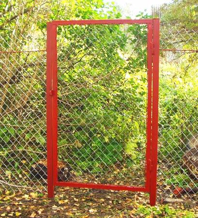 калитка сетка рабица
