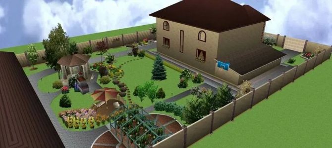 Коттедж с пристроенным гаражом