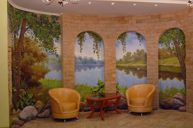 Ложное окно в прихожей