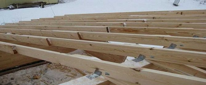 Односкатная кровля своими руками