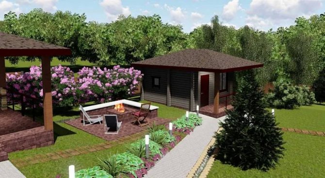 Планировка зоны отдыха