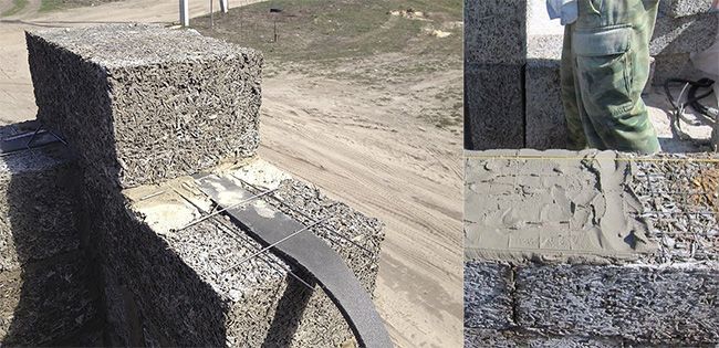 Применение армирования повышает прочность стен