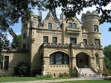 проект дома в стиле замка