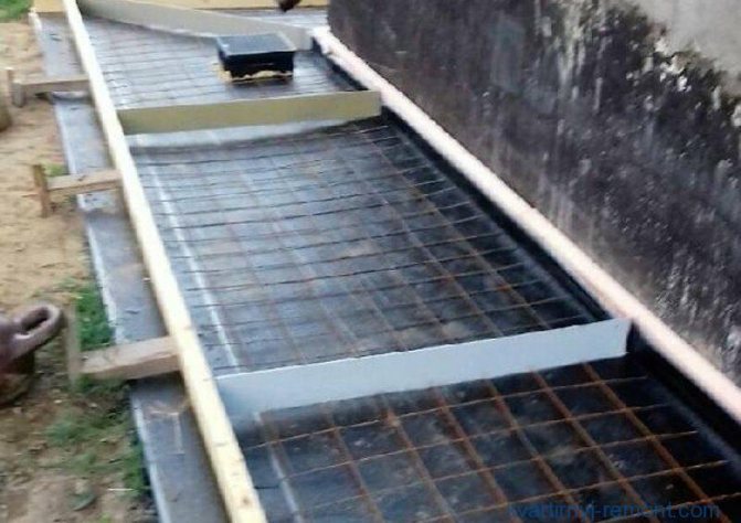 Укрепление опалубки