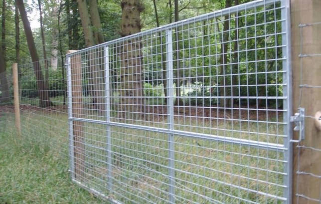 Ворота из сетки