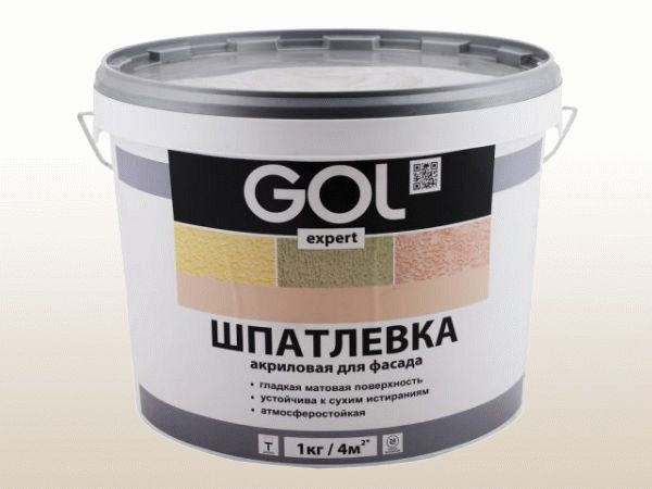 Шпаклевка на акриловой основе Шпаклевка на акриловой основе для наружных работ