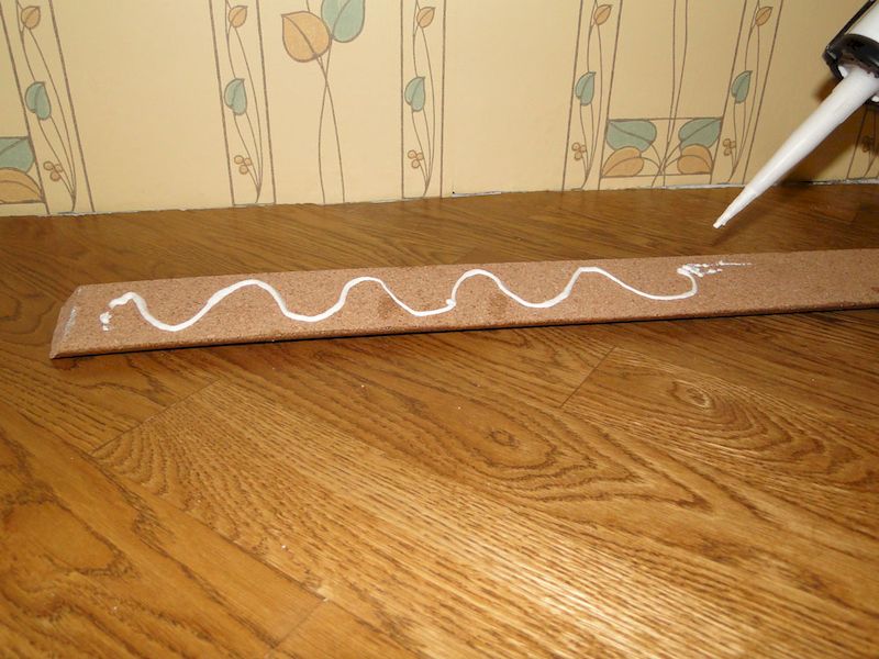 Фиксация галтели на клей