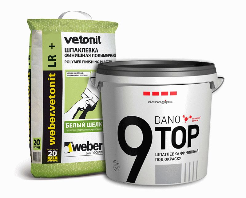 Сухая и готовая шпаклевочная смесь Сухая и готовая шпаклевочная смесь