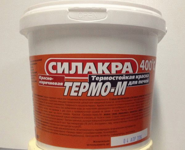 Термостойкая краска Термостойкая краска может применяться для окрашивания как металлической печи, так и печки из кирпича