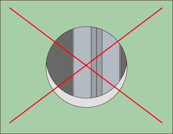 Разрезать несущий профиль нельзя