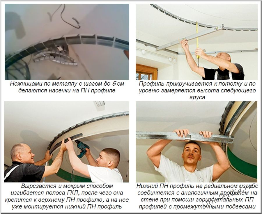 Вариант обустройства уровня без вертикальных угловых подвесов