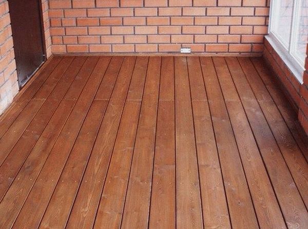 Деревянный пол Пол из окрашенных досок