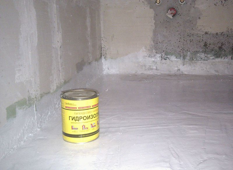 Гидроизоляция цементно-полимерными материалами Гидроизоляция поверх стяжки цементно-полимерными материалами