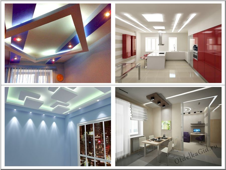 Использование скрытой подсветки в техно-стилях