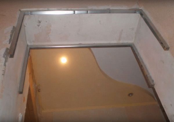 Каркас для арки Возведение каркаса для монтажа арки из гипоскартона