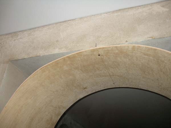 Установка листа фанеры в проем Установка листа фанеры в проем