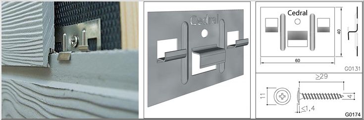 Монтаж сайдинга на кляймеры