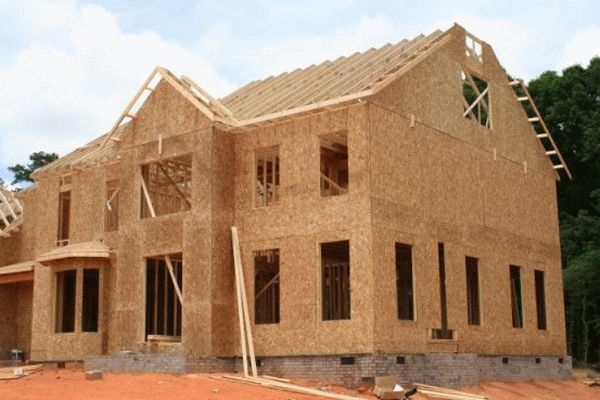 ОСБ плиты снаружи здания ОСБ плиты снаружи здания