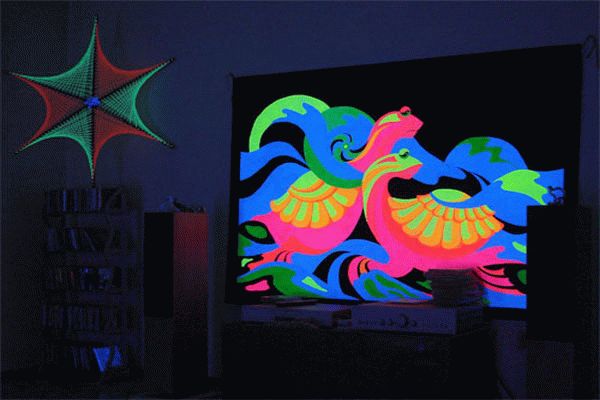 Флуоресцентная картина Флуоресцентная картина