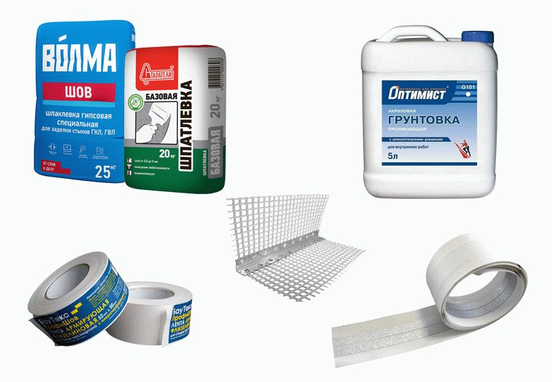 Материалы для шпаклевки углов Материалы для шпаклевки углов