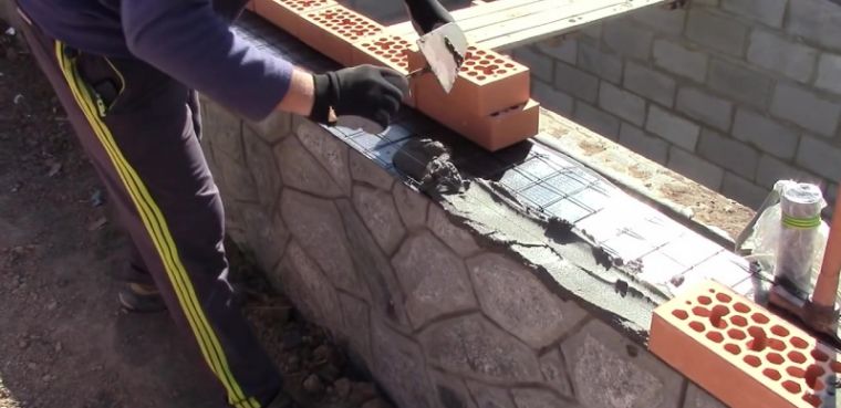 Облицовка с армированной подложкой