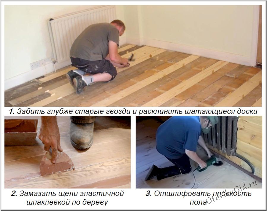 Этапы подготовки деревянной основы