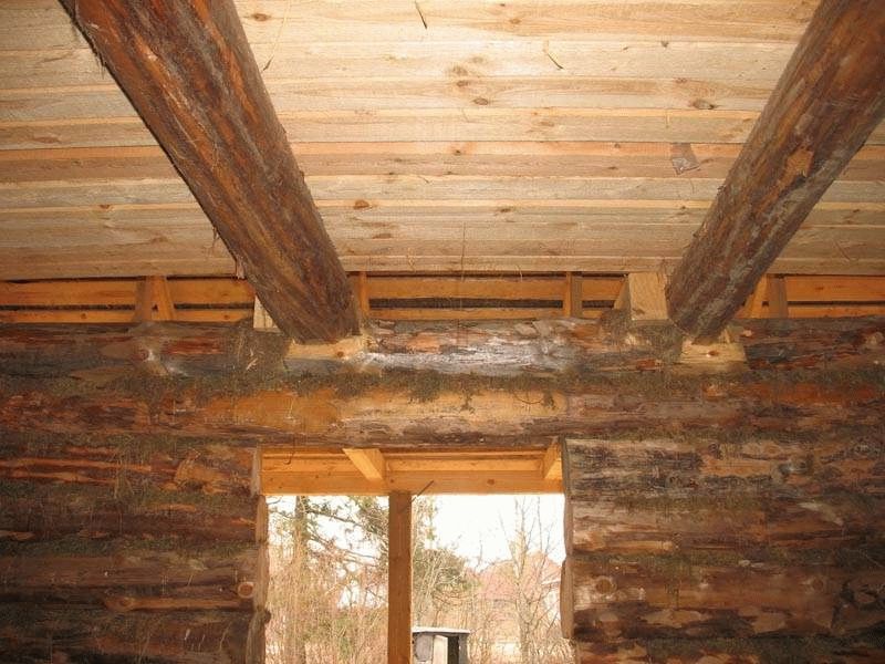 Перекрытие уложенное на балки Перекрытие уложенное на балки используется для низких потолков