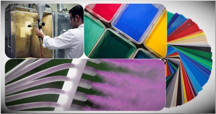 Цветные порошковые краски готовятся только в заводских условиях