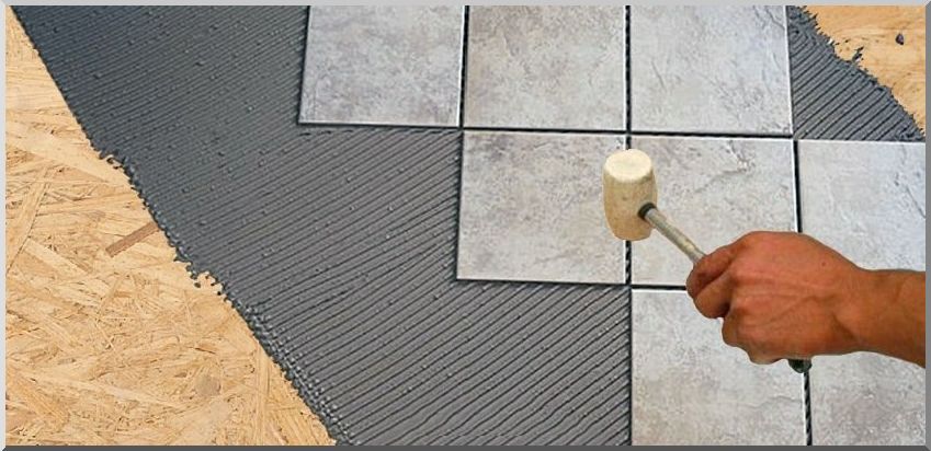 Черновой настил под плитку