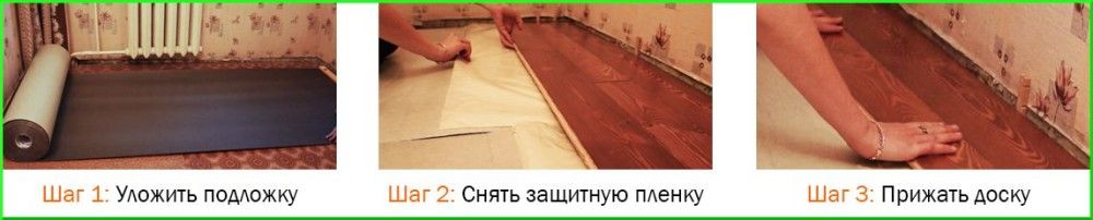 Три этапа обустройства плавающего пола