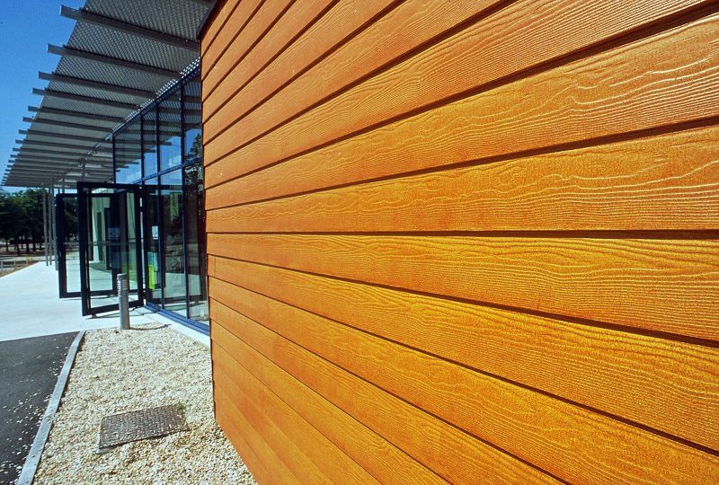 Цветная отделка на основе бетона