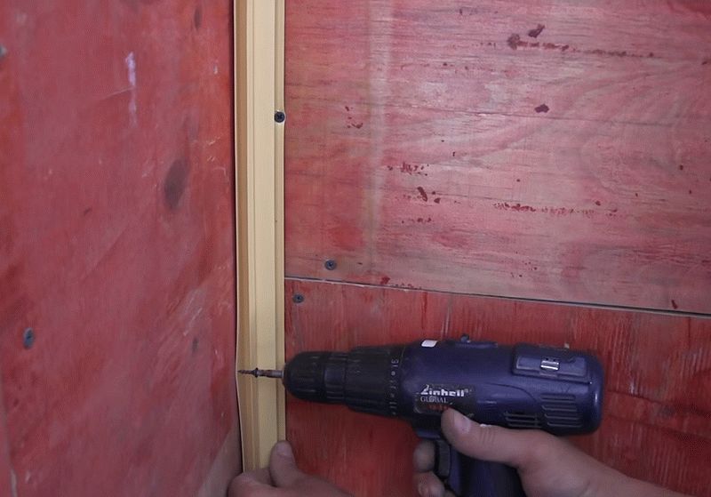 Монтаж углового элемента Монтаж углового элемента