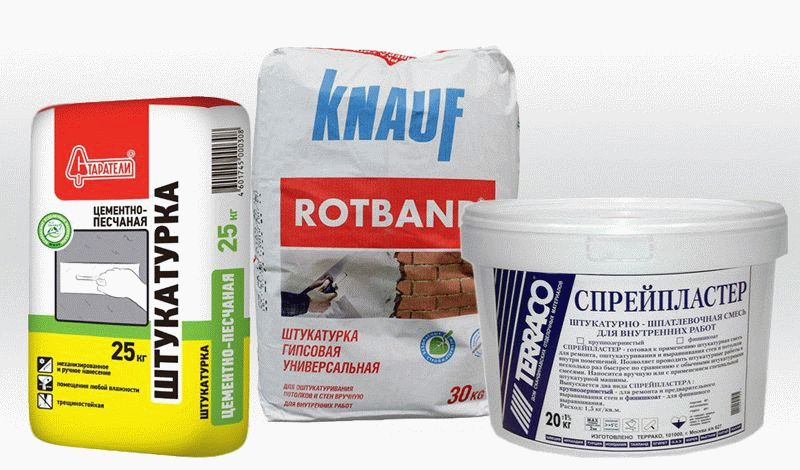Штукатурные смеси Смеси для оштукатуривания потолка