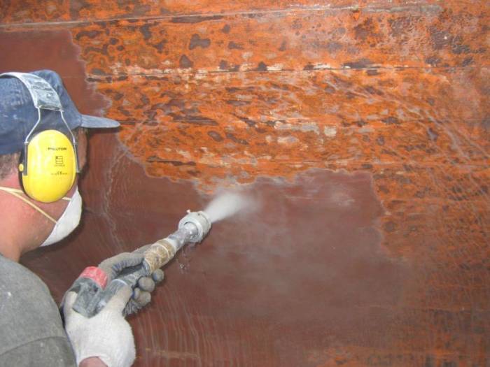 Зачистка изделия