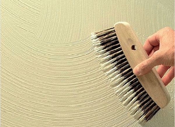 Создание фактуры Создание фактуры на поверхности с помощью щетки