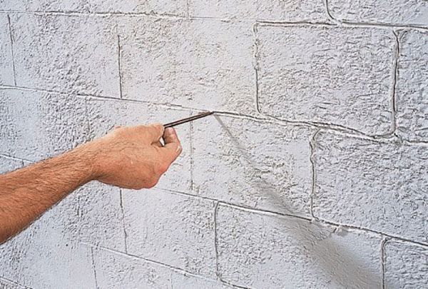 Кирпичная стена из штукатурки Кирпичная стена из штукатурки своими руками