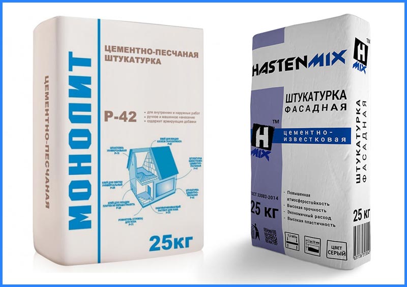 Штукатурка на основе цемента Штукатурка на основе цемента