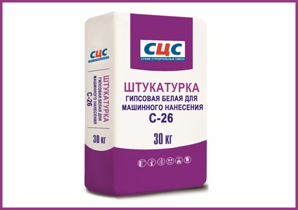 Гипсовая штукатурка Гипсовый состав для машинного нанесения