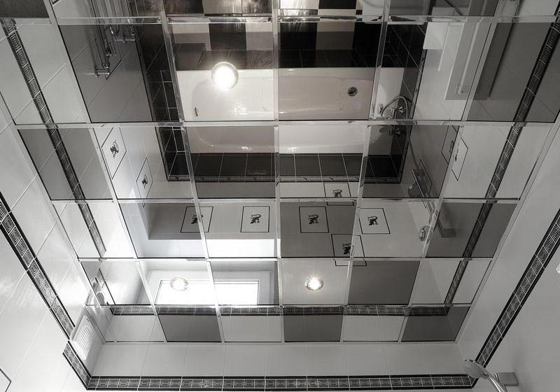 Зеркальный потолок Зеркальная потолочная поверхность