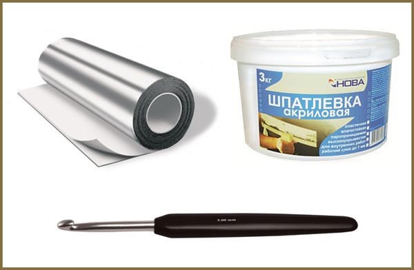 Материалы для фактурного валика Материалы, необходимые для собственноручного изготовления декоративного валика